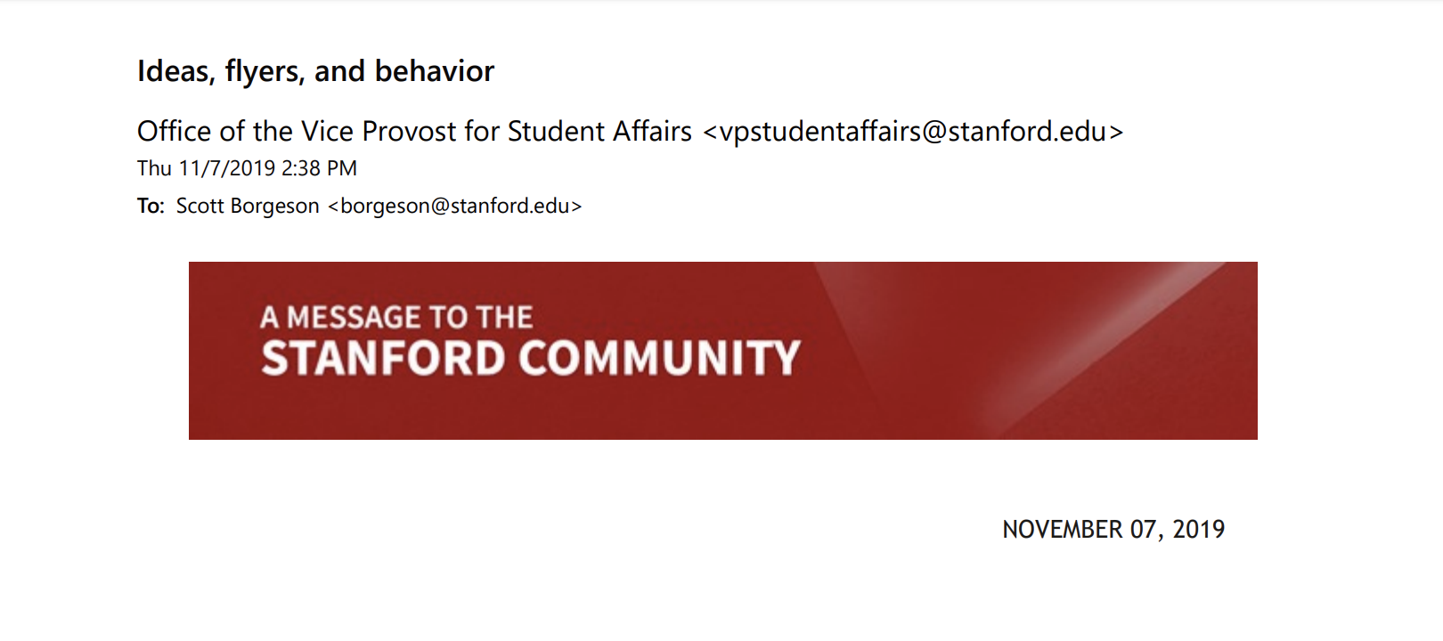 “Respected and Safe”: An Open Letter to Provost Drell - Stanford Review
