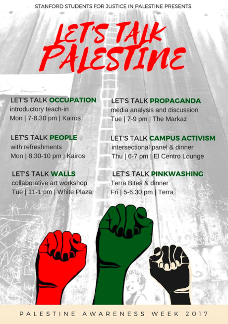 Hatred and Deceit: “Palestine Awareness Week” at Stanford