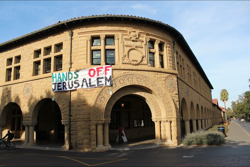 Stanford Activists Can’t Keep Their Hands Off Israel